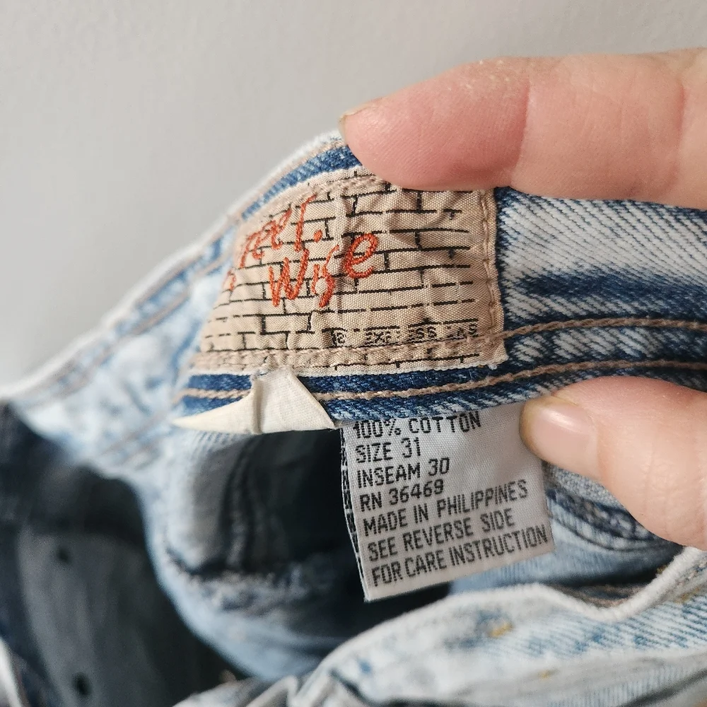 Street Wise By Expressions Acid Wash Jean Shorts Sz 31